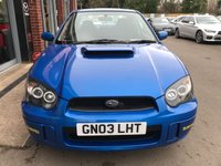 USED 2003 03 SUBARU IMPREZA 2.0 WRX TURBO 4d 224 BHP LOVELY EXAMPLE AND DRIVE !!