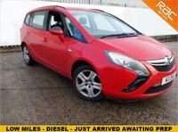 USED 2014 64 VAUXHALL ZAFIRA TOURER 2.0 EXCLUSIV CDTI 5d 128 BHP 
