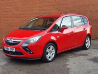 USED 2014 64 VAUXHALL ZAFIRA TOURER 2.0 EXCLUSIV CDTI 5d 128 BHP 