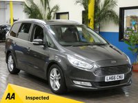 USED 2016 66 FORD GALAXY 2.0 TITANIUM X TDCI 5d 177 BHP 7 SEAT SAT NAV LEATHER SUNROOF