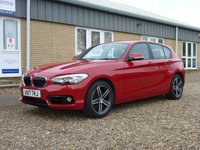 USED 2017 17 BMW 1 SERIES 2.0 118D SPORT 5d 147 BHP www.suffolkcarcentre.co.uk - Located at Reydon