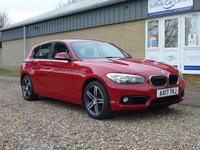 USED 2017 17 BMW 1 SERIES 2.0 118D SPORT 5d 147 BHP www.suffolkcarcentre.co.uk - Located at Reydon