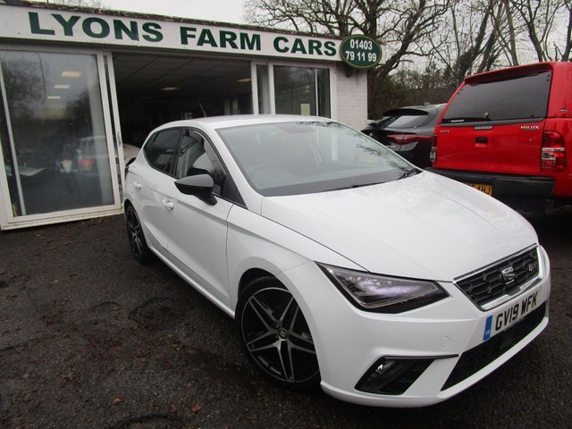 2019 19 Seat Ibiza 1.0 TSI FR SPORT 5d 114 BHP