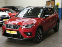 USED 2019 19 SEAT ARONA 1.0 TSI XCELLENCE LUX 5d 114 BHP SAT NAV PART LEATHER INTERIOR REAR VIEW CAMERA