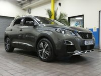 USED 2018 18 PEUGEOT 3008 1.2 PURETECH S/S GT LINE 5d 130 BHP SAT NAV REAR VIEW CAMERA FREE 12 MONTHS GOLD WARRANTY