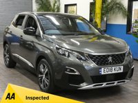 USED 2018 18 PEUGEOT 3008 1.2 PURETECH S/S GT LINE 5d 130 BHP SAT NAV REAR VIEW CAMERA FREE 12 MONTHS GOLD WARRANTY