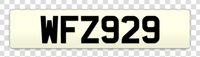 USED NUMBER PLATE PLATE 