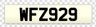 USED NUMBER PLATE PLATE 