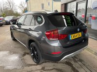 USED 2014 64 BMW X1 2.0 XDRIVE20D XLINE 5d 181 BHP +  BLACK LEATHER WITH HEATED SEATS + BLUETOOTH + FULL SERVICE HISTORY + BLACK ALLOYS+