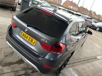 USED 2014 64 BMW X1 2.0 XDRIVE20D XLINE 5d 181 BHP +  BLACK LEATHER WITH HEATED SEATS + BLUETOOTH + FULL SERVICE HISTORY + BLACK ALLOYS+