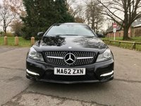 USED 2012 62 MERCEDES-BENZ C CLASS 1.6 C180 BLUEEFFICIENCY AMG SPORT 2d 154 BHP &pound;2400 + Of Optional Equipment With AMG Body Styling And ULEZ Compliant !