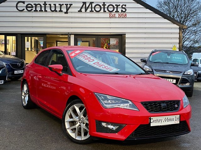 2014 14 Seat Leon 2.0 TDi FR Tech SportsCoupe 3dr - SAT NAV