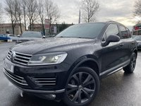 USED 2015 65 VOLKSWAGEN TOUAREG 3.0 V6 R-LINE TDI BLUEMOTION TECHNOLOGY 5d 259 BHP **1 FORMER KEEPER - FULL 1 YEARS MOT - ALLOYS- SAT NAV-TURBO DIESEL - CLIMATE CONTROL- FINANCE AVAILABLE!!