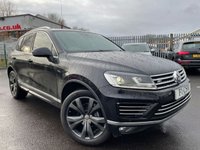 USED 2015 65 VOLKSWAGEN TOUAREG 3.0 V6 R-LINE TDI BLUEMOTION TECHNOLOGY 5d 259 BHP **1 FORMER KEEPER - FULL 1 YEARS MOT - ALLOYS- SAT NAV-TURBO DIESEL - CLIMATE CONTROL- FINANCE AVAILABLE!!
