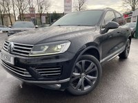 USED 2015 65 VOLKSWAGEN TOUAREG 3.0 V6 R-LINE TDI BLUEMOTION TECHNOLOGY 5d 259 BHP **1 FORMER KEEPER - FULL 1 YEARS MOT - ALLOYS- SAT NAV-TURBO DIESEL - CLIMATE CONTROL- FINANCE AVAILABLE!!