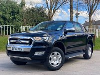 USED 2016 16 FORD RANGER 2.2 LIMITED 4X4 DCB TDCI 4d 158 BHP PARKING SENSORS +VERY LOW MILES