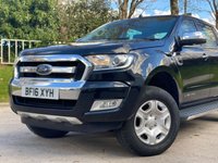 USED 2016 16 FORD RANGER 2.2 LIMITED 4X4 DCB TDCI 4d 158 BHP PARKING SENSORS +VERY LOW MILES