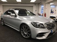 USED 2018 68 MERCEDES-BENZ S-CLASS 3.0 S 500 L AMG LINE EXECUTIVE PREMIUM PLUS 4d 430 BHP FREE UK DELIVERY*VIDEO AVAILABLE* FINANCE ARRANGED* PART EX*HPI CLEAR