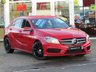 USED 2014 64 MERCEDES-BENZ A-CLASS 1.5 A180 CDI BLUEEFFICIENCY AMG SPORT 5d 109 BHP Finished in JUPITER RED with contrasting PART LEATHER trim. This A class certainly looks smart, with its slim lights and smooth body panels. There's plenty of room in the front and the back which will suit the average family. Features include, &pound;20 Road Tax, Part Leather trim, B/Tooth, Cruise Control 18" alloys and much more. Serviced at 48590 miles and at 70482 miles. 12 Months MOT.