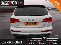 USED 2012 12 AUDI Q7 3.0 TDI QUATTRO S LINE PLUS 5d 245 BHP EXCELLENT EXAMPLE+FULLY SERVICED+1 YEAR MOT+BREAKDOWN COVER