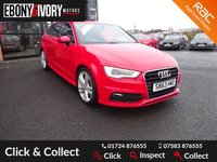 USED 2014 63 AUDI A3 1.6 TDI S LINE 5d 104 BHP FULLY SERVICED+1 YEAR MOT+BREAKDOWN COVER