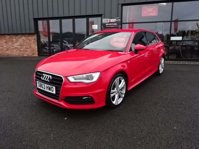 2014 63 Audi A3 1.6 TDI S LINE 5d 104 BHP