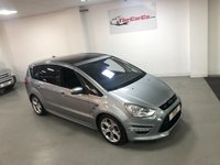 USED 2014 14 FORD S-MAX 2.0 TITANIUM X SPORT TDCI 5d 161 BHP * 7 SEATS * PAN ROOF * NAV * AIR CON * CLIMATE * PRIVACY * 18 INCH ALLOYS * PAN ROOF *