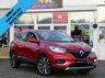 USED 2019 19 RENAULT KADJAR 1.3 S EDITION TCE 5d 139 BHP Finished in FLAME RED MET with part LEATHER Trim. This Renault Kadjar is a spacious SUV that's perfect for the family. It looks stylish thanks to the swooping curves and creases that define the distinctive looks of the modern Renaults. Features include, Sat Nav, B/Tooth, DAB, Part Leather, Pan Roof, 19" ALLOYS, POWER FOLDING DOOR MIRRORS,  REAR VIEW CAMERA and much more. Dealer serviced at 4880 miles and at 6509 miles.