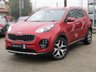 USED 2016 66 KIA SPORTAGE 2.0 CRDI GT-LINE 5d 134 BHP Finished in INFRA RED METALLIC with Full 2 TONE HEATED LEATHER trim.This Sportage is one of the best SUV's on the market. It offers striking looks and spacious interior. Features include Sat Nav, 19-inch alloys, tinted windows, rain-sensing wipers, LED headlights, keyless start, Heated front and rear seats, 8-inch touchscreen, Cruise control and Parking sensors. Serviced at 10167 miles, 19209 miles, 30418 miles, 37884 miles, and at 42228 miles on 21/8/2021