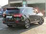 USED 2016 66 KIA SORENTO 2.2 CRDI KX-2 ISG 5d 197 BHP Finished in MIDNIGHT BLACK with contrasting BLACK HEATED LEATHER trim. This car comes with the balance of Kia 7 year warranty and with FSH. The Kia Sorento is one of the best 7 Seater, 4x4, MPV's on the market today, It offers striking looks and makes an ideal family and towing SUV. Features include, Nav, Heated Steering wheel, Rear View Camera, Heated Front and Rear Leather Seats, DAB and more. KIA DEALER Serviced at 19185 miles, 39001 miles, 60227 miles and at 74029 miles on arrival at EMC