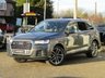 USED 2016 16 AUDI Q7 3.0 TDI QUATTRO S LINE 5d 269 BHP Finished in DAYTONA GREY PEARL MET with contrasting FULL HEATED BLACK LEATHER trim. This handsome looking SUV is a great all rounder. It's one the most popular in the 4x4 class. Features include 7 Seats, Full Black Leather/Alcantara, 21" Alloys, Sat Nav, B/Tooth, Electric folding rear seats, Power Boot, Park Sensors, DAB, Run Lights and much more. Dealer Serviced at 20186 miles, 46257 miles, 54387 miles, 56497 miles and on arrival at 64775 miles.