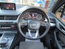 USED 2016 16 AUDI Q7 3.0 TDI QUATTRO S LINE 5d 269 BHP Finished in DAYTONA GREY PEARL MET with contrasting FULL HEATED BLACK LEATHER trim. This handsome looking SUV is a great all rounder. It's one the most popular in the 4x4 class. Features include 7 Seats, Full Black Leather/Alcantara, 21" Alloys, Sat Nav, B/Tooth, Electric folding rear seats, Power Boot, Park Sensors, DAB, Run Lights and much more. Dealer Serviced at 20186 miles, 46257 miles, 54387 miles, 56497 miles and on arrival at 64775 miles.
