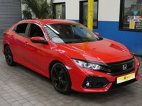 USED 2018 68 HONDA CIVIC 1.0 VTEC SR 5d 128 BHP SAT NAV PARKING SENSORS GENUINE LOW MILEAGE