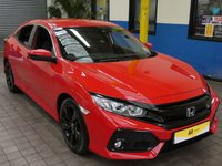 USED 2018 68 HONDA CIVIC 1.0 VTEC SR 5d 128 BHP SAT NAV PARKING SENSORS GENUINE LOW MILEAGE