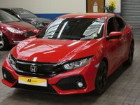 USED 2018 68 HONDA CIVIC 1.0 VTEC SR 5d 128 BHP SAT NAV PARKING SENSORS GENUINE LOW MILEAGE