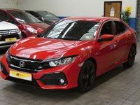 USED 2018 68 HONDA CIVIC 1.0 VTEC SR 5d 128 BHP SAT NAV PARKING SENSORS GENUINE LOW MILEAGE
