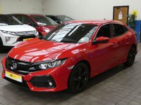USED 2018 68 HONDA CIVIC 1.0 VTEC SR 5d 128 BHP SAT NAV PARKING SENSORS GENUINE LOW MILEAGE