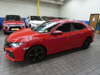 USED 2018 68 HONDA CIVIC 1.0 VTEC SR 5d 128 BHP SAT NAV PARKING SENSORS GENUINE LOW MILEAGE