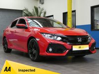 USED 2018 68 HONDA CIVIC 1.0 VTEC SR 5d 128 BHP SAT NAV PARKING SENSORS GENUINE LOW MILEAGE