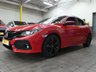 USED 2018 68 HONDA CIVIC 1.0 VTEC SR 5d 128 BHP SAT NAV PARKING SENSORS GENUINE LOW MILEAGE