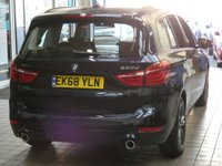 USED 2018 68 BMW 2 SERIES 2.0 220D XDRIVE SPORT GRAN TOURER 5d 188 BHP 7 SEAT SAT NAV PART LEATHER