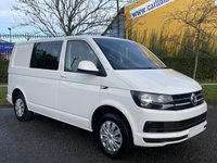 USED 2016 16 VOLKSWAGEN TRANSPORTER 2.0 T30 TDI TRENDLINE CREW / KOMBI VAN 101 BHP 5 SEATER