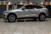 USED 2017 67 JAGUAR F-PACE 3.0 V6 PORTFOLIO AWD 5d AUTO 296 BHP FULL GLASS PANORAMIC ROOF + REAR VIEW CAMERA + UPGRADED MERIDIAN SOUND SYSTEM + TOUCH SCREEN SATELLITE NAVIGATION + LANE ASSIST WITH DRIVER CONDITION MONITOR + BLUETOOTH PHONE CONNECTIVITY AND BLUETOOTH MEDIA + APPS CONTROL + IN CONTROL SECURE + VOICE ACTIVATED CONTROLS + FRONT AND REAR PARKING ASSIST + HEATED WINDSCREEN + SELECTABLE DRIVING MODES + WIFI NETWORK + DAB DIGITAL RADIO + AMBIENT LIGHTING + ELECTRIC TAILGATE + DUAL ZONE AIR CONDITIONED TIMED CLIMATE CONTROL WITH REMOTE