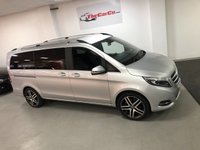 USED 2018 18 MERCEDES-BENZ V-CLASS 2.1 V220 D SPORT L 5d 161 BHP * PAN ROOF * PRIVACY * CLIMATE * NAV * ALLOYS *