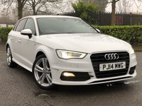 USED 2014 14 AUDI A3 1.4 TFSI S LINE 5d 139 BHP 