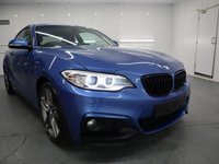 USED 2017 67 BMW 2 SERIES 2.0 218D M SPORT 2d 148 BHP FACTORY FITTED EXTRAS BMW SERVICE HISTORY A EURO 6 RATED VEHICLE.
