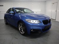 USED 2017 67 BMW 2 SERIES 2.0 218D M SPORT 2d 148 BHP FACTORY FITTED EXTRAS BMW SERVICE HISTORY A EURO 6 RATED VEHICLE.