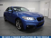 USED 2017 67 BMW 2 SERIES 2.0 218D M SPORT 2d 148 BHP FACTORY FITTED EXTRAS BMW SERVICE HISTORY A EURO 6 RATED VEHICLE.