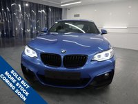 USED 2017 67 BMW 2 SERIES 2.0 218D M SPORT 2d 148 BHP FACTORY FITTED EXTRAS BMW SERVICE HISTORY A EURO 6 RATED VEHICLE.