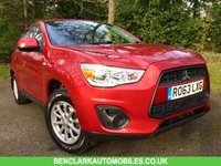 USED 2013 63 MITSUBISHI ASX 1.6 2 5d 115 BHP ONLY 53,800 MILES // GREAT SERVICE HISTORY // TOWBAR GREAT CONDITION INSIDE AND OUT ,,LAST SERVICED @52,000 MILES,,,,,MORE DETAILS WHEN IN
